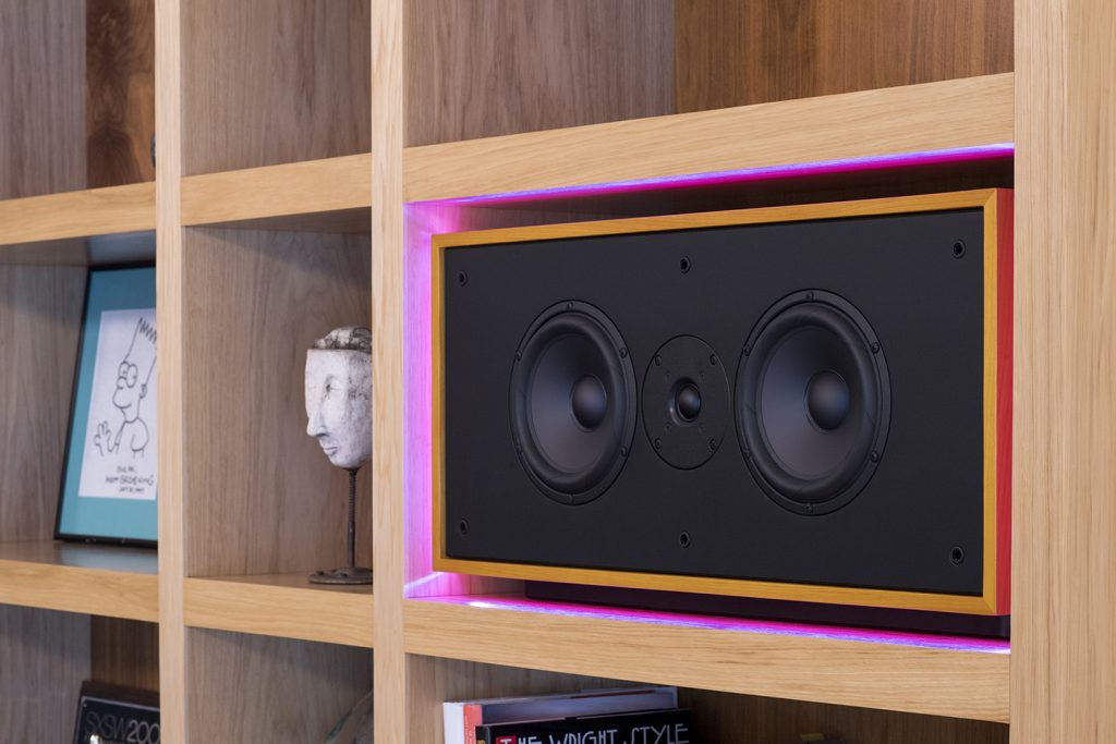 Leon's Timbre SEVEN Series bookshelf speakers in the home of Mike Gordon from Phish